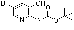 structure of CAS# 1207175-73-2, 5-溴-3-羟基吡啶-2-基氨基甲酸叔丁酯