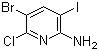 structure of CAS# 1207625-23-7, 5-溴-6-氯-3-碘吡啶-2-胺