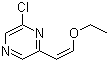 CAS 登录号：1207852-61-6, 2-氯-6-[(1Z)-2-乙氧基乙烯基]吡嗪
