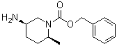 structure of CAS# 1207947-49-6, (+)-(2S,5R)-5-氨基-2-甲基哌啶-1-羧酸苄酯