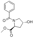 structure of CAS# 120806-96-4, (2S,4R)-甲基1-苯甲酰基-4-羟基吡咯烷-2-羧酸酯
