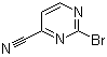 structure of CAS# 1209459-16-4, 2-Bromopyrimidine-4-carbonitrile