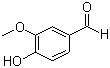 structure of CAS# 121-33-5, Vanillin