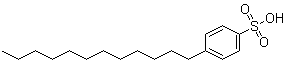 CAS # 121-65-3, 4-Dodecylbenzenesulfonic acid, NSC 85535, p-Dodecylbenzenesulfonic acid