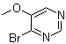 structure of CAS# 1211184-80-3, 4-溴-5-甲氧基嘧啶