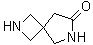 structure of CAS# 1211515-65-9, 2,6-二氮杂螺[3.4]辛烷-7-酮