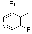 structure of CAS# 1211517-76-8, 3-溴-5-氟-4-甲基吡啶