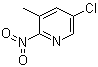 structure of CAS# 1211532-85-2, 5-氯-3-甲基-2-硝基吡啶