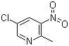 structure of CAS# 1211533-93-5, 5-氯-2-甲基-3-硝基吡啶