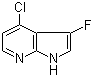 structure of CAS# 1211582-49-8, 4-氯-3-氟-1H-吡咯并[2,3-b]吡啶