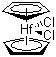 CAS # 12116-66-4, Hafnocene dichloride, Bis(cyclopentadienyl)hafnium dichloride