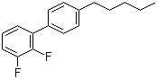 structure of CAS# 121219-17-8, 2,3-Difluoro-4'-pentylbiphenyl