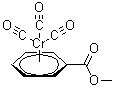 CAS 登录号：12125-87-0, 三羰基(pi-甲基苯甲酸酯)铬