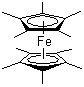 structure of CAS# 12126-50-0, 双(五甲基环戊二烯基)铁
