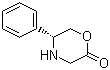 structure of CAS# 121269-45-2, (5R)-3,4,5,6-四氢-5-苯基-4(H)-1,4-恶嗪-2-酮
