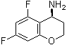 CAS 登录号：1212993-64-0, (4S)-5,7-二氟-3,4-二氢-2H-1-苯并吡喃-4-胺