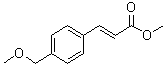 CAS # 121379-29-1, (E)-3-[4-(Methoxymethyl)phenyl]-2-propenoic acid methyl ester