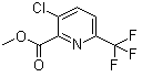 CAS 登录号：1214324-33-0, 3-氯-6-(三氟甲基)-2-吡啶羧酸甲酯
