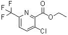 CAS 登录号：1214332-53-2, 3-氯-6-(三氟甲基)-2-吡啶羧酸乙酯