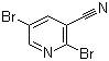 structure of CAS# 1214340-41-6, 2,5-二溴-3-氰基吡啶
