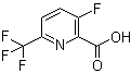 CAS # 1214365-86-2, 3-Fluoro-6-(trifluoromethyl)-2-pyridinecarboxylic acid