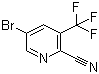 structure of CAS# 1214377-57-7, 5-溴-3-(三氟甲基)-2-氰基吡啶