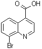 CAS # 121490-67-3, 8-Bromo-4-quinolinecarboxylic acid, 8-Bromo-4-carboxyquinoline