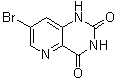 structure of CAS# 1215074-37-5, 7-溴吡啶并[3,2-d]嘧啶-2,4(1H,3H)-二酮