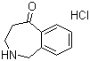 structure of CAS# 1215074-38-6, 1,2,3,4-四氢-5H-2-苯并氮杂卓-5-酮盐酸盐