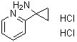 structure of CAS# 1215107-39-3, 1-(2-Pyridinyl)cyclopropanamine dihydrochloride