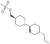 CAS 登录号：1215227-72-7, (反式,反式)-4'-丙基-[1,1'-联环己烷]-4-甲醇甲烷磺酸酯
