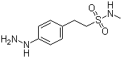structure of CAS# 121679-30-9, 4-肼基-N-甲基苯基乙烷磺酰胺
