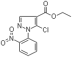 CAS # 121716-35-6, 5-Chloro-1-(2-nitrophenyl)-1H-pyrazole-4-carboxylic acid ethyl ester