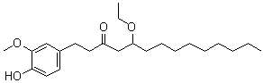 CAS # 121771-98-0, 5-Ethoxy-1-(4-hydroxy-3-methoxyphenyl)-3-tetradecanone