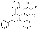 CAS # 121792-58-3, Reichardt's dye 33, 2,6-Dichloro-4-(2,4,6-triphenyl-1-pyridinium-1-yl)phenolate