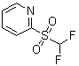 structure of CAS# 1219454-89-3, 2-(Difluoromethanesulfonyl)pyridine