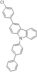 structure of CAS# 1219821-48-3, 9-[1,1'-联苯]-4-基-3-(4-氯苯基)-9H-咔唑