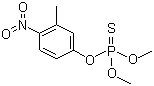 CAS 登录号：122-14-5, 杀螟松, 杀螟硫磷, O,O-二甲基-O-(3-甲基-4-硝基苯基)硫代磷酸酯