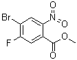 structure of CAS# 1220886-29-2, 4-溴-5-氟-2-硝基苯甲酸甲酯