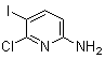 structure of CAS# 1221398-11-3, 6-Chloro-5-iodo-2-pyridinamine