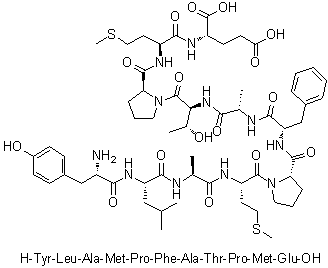 CAS 登录号：1221521-15-8, L-酪氨酰-L-亮氨酰-L-丙氨酰-L-蛋氨酰-L-脯氨酰-L-苯丙氨酰-L-丙氨酰-L-苏氨酰-L-脯氨酰-L-蛋氨酰-L-谷氨酸