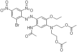 structure of CAS# 12239-34-8, 分散蓝 79