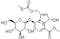 CAS # 122413-01-8, Paederosidic acid methyl ester, Methyl paederosidate, Methyl paederoside, Methyl pederosidate