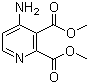 structure of CAS# 122475-56-3, 4-氨基-2,3-吡啶二羧酸二甲酯