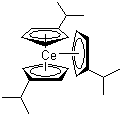 structure of CAS# 122528-16-9, 三(异丙基环戊二烯)铈