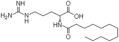 structure of CAS# 1225433-34-0, N-月桂酰基-D-精氨酸