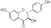 structure of CAS# 1226-22-8, (2R-反式)-3,4',7-三羟基黄烷酮