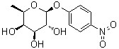 structure of CAS# 1226-39-7, 4-Nitrophenyl beta-D-fucopyranoside