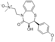 structure of CAS# 122619-90-3, Deacetyl Diltiazem N-Oxide