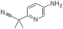 structure of CAS# 1226776-95-9, 2-(5-氨基吡啶-2-基)-2-甲基丙腈